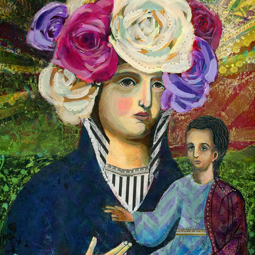 contemporary iconography of mary, mother of christ